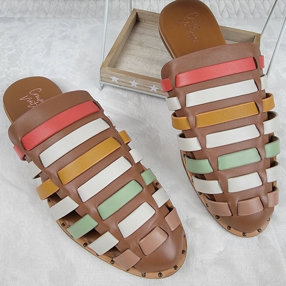 Crown Vintage Leather Vaishali Mule